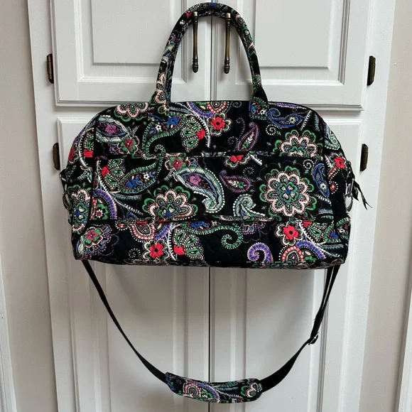 Vera Bradley Grand Weekender Travel Bag in Retired Kiev Paisley Print - Picture 2 of 15